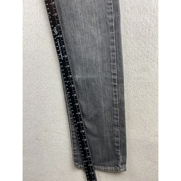 Abercrombie & Fitch Jeans Womens 0 Grey Erin Distressed Denim Stretch Pockets - Picture 8 of 15